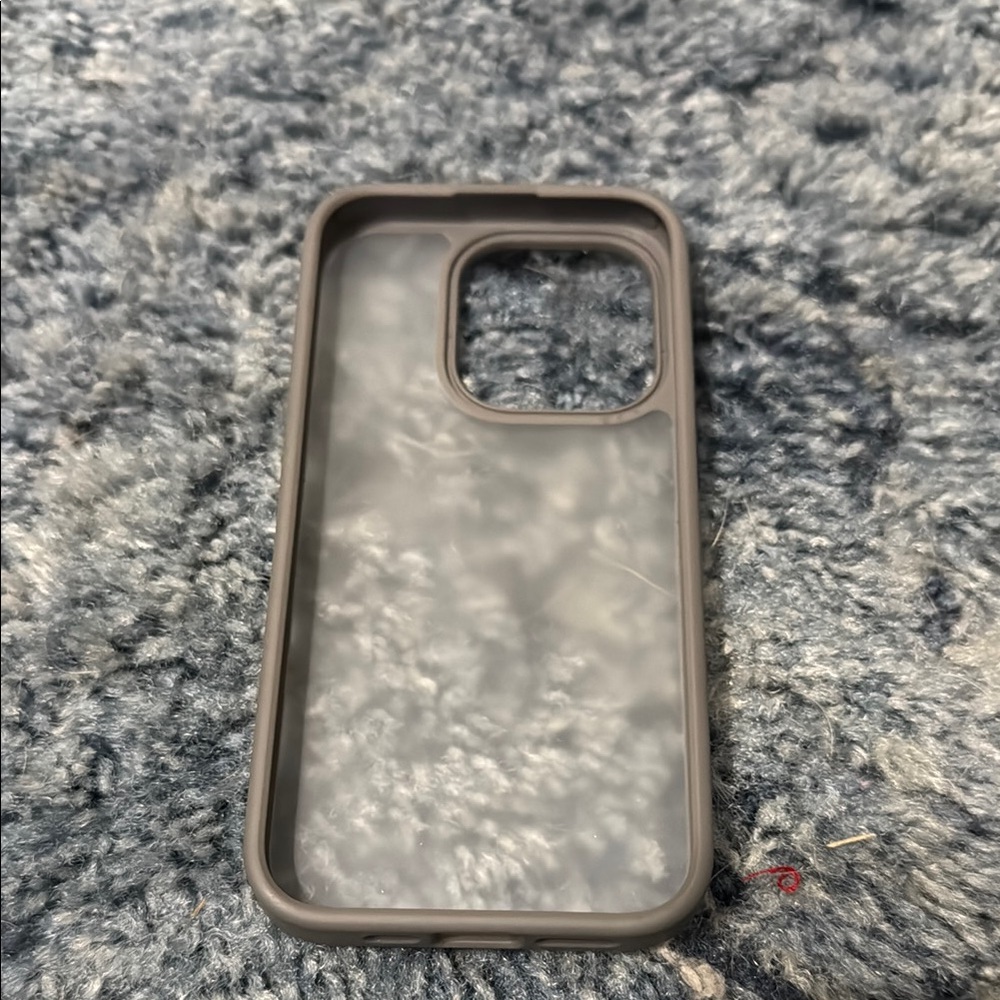 Gray Silicone Phone Case